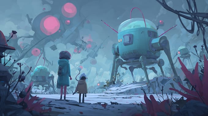 design sci fi art, concept art, sci fi art illustration