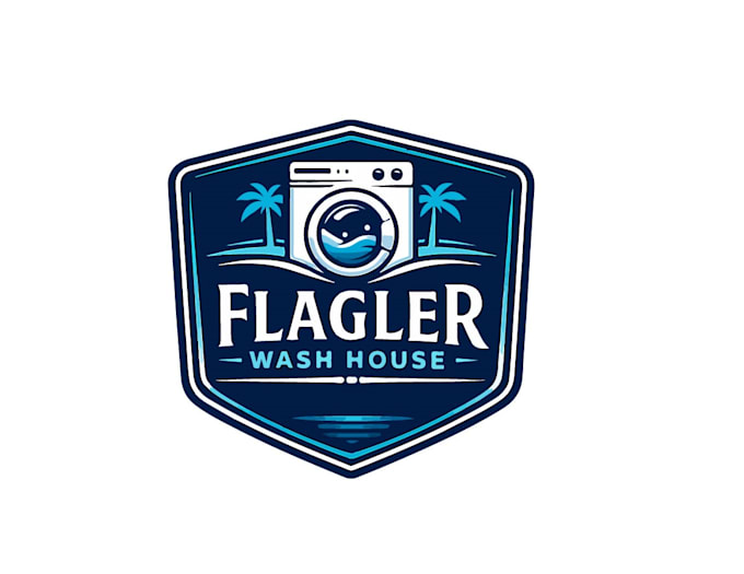 create a fresh and memorable laundry logo