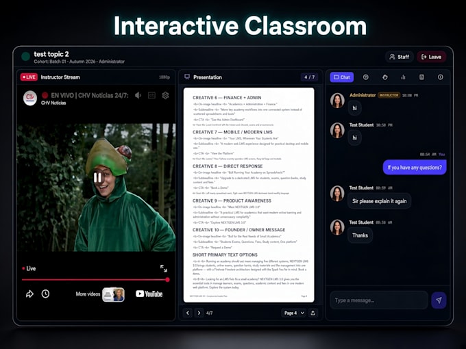 build a custom lms for your academy or tuition center