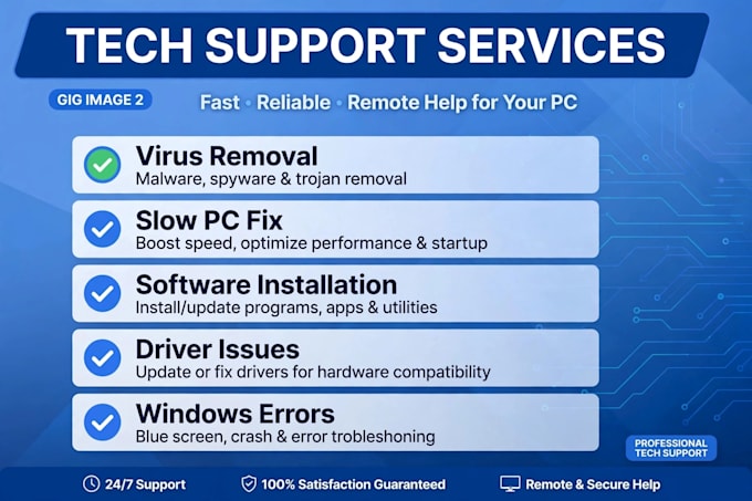 fix windows 10 11, install software, drivers, troubleshoo