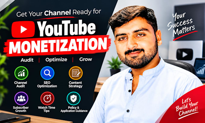 help you complete youtube monetization requirements