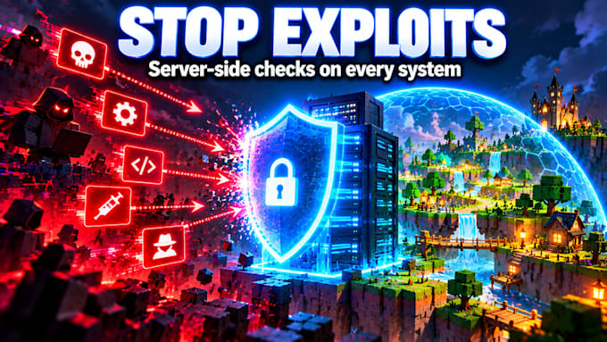 fix roblox script bugs and build secure roblox game systems in lua