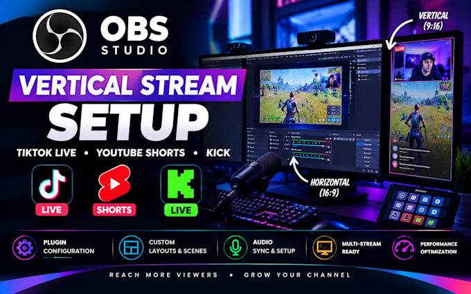 configure your dual PC stream setup, goxlr, and elgato stream deck