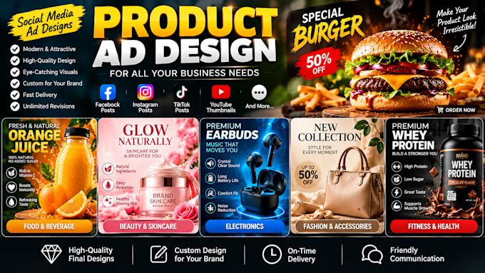create professional product ads and social media visuals