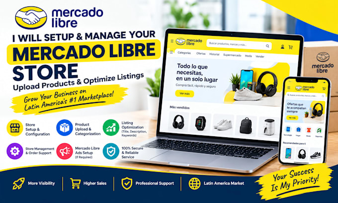 setup and manage your mercado libre store upload products and optimize listing