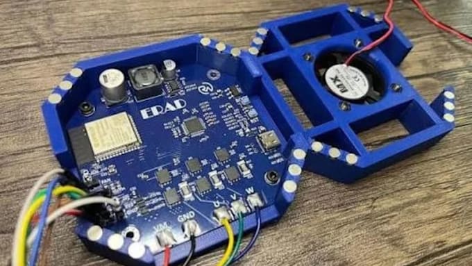 design a custom motor control pcb, bldc motor driver and contoller