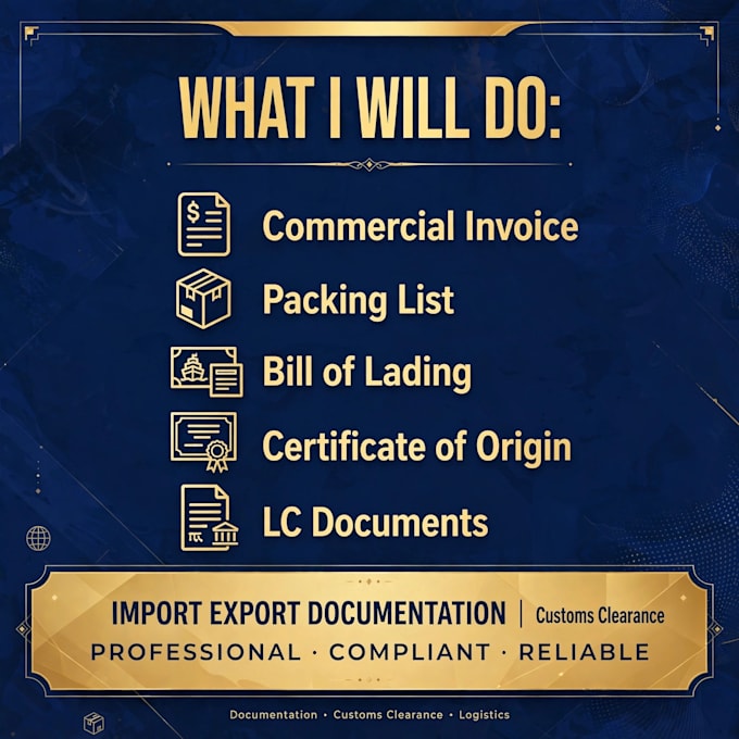 do import export documentation