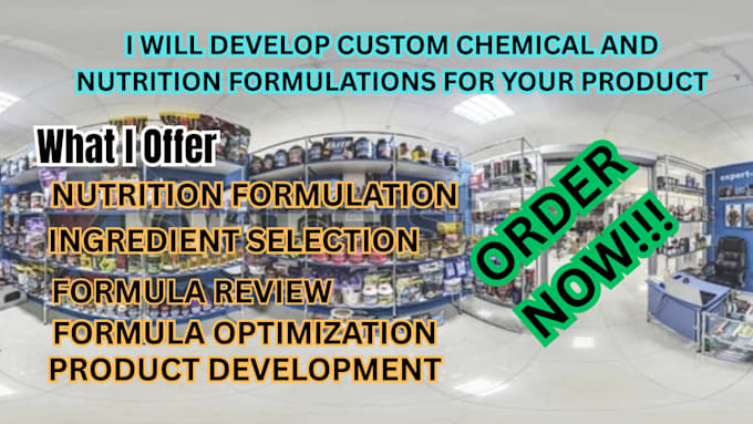 develop custom chemical and nutrition