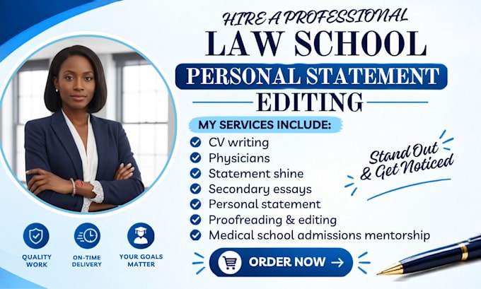 proofread and edit your law school or grad school personal statement