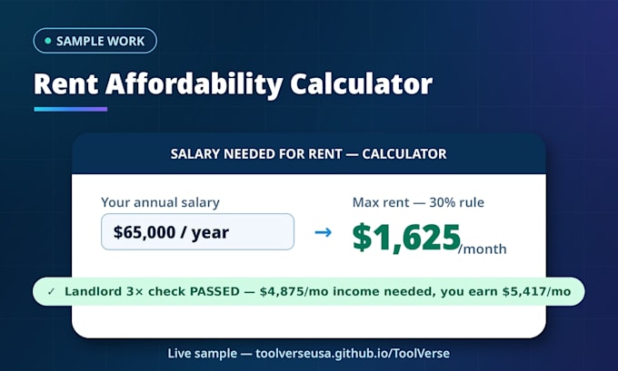 build a custom online calculator or interactive tool for your website