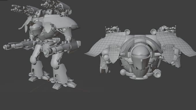 sculpt custom warhammer 40k stl, space marine miniature and kitbash bits