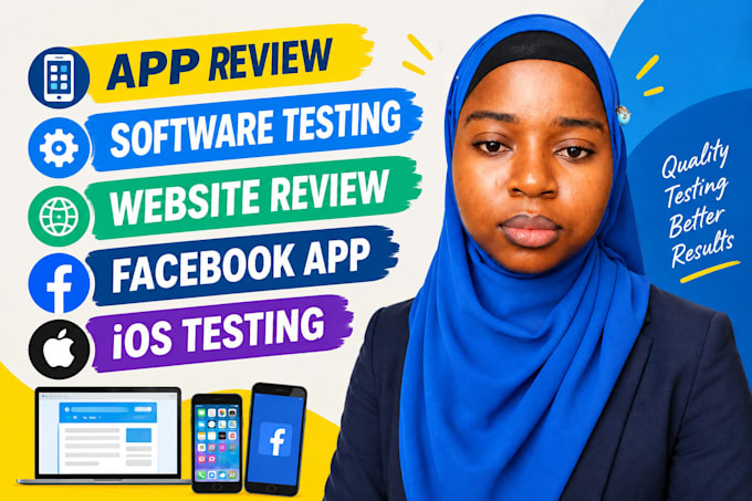 do app review, software testing and website review
