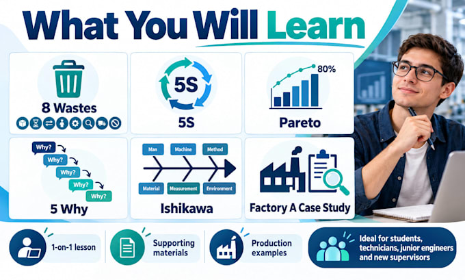 teach you lean manufacturing fundamentals for production