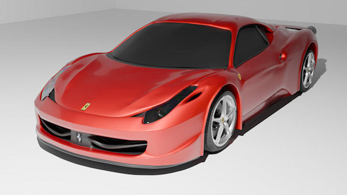 create 3d models of cars