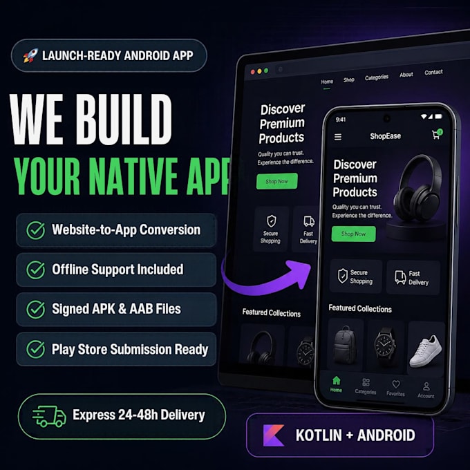 convert your website into a professional android app