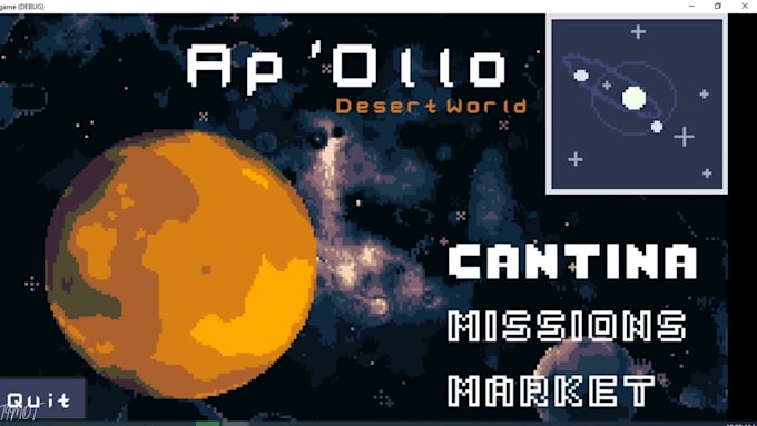 design polished animated godot UI, hud, menus and game interface