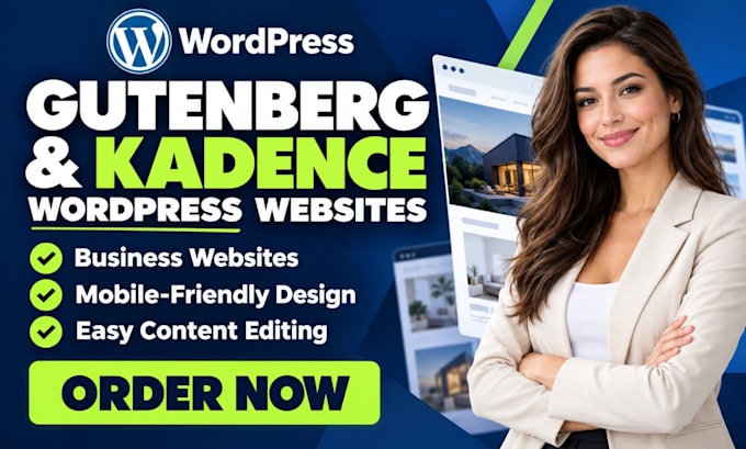 build a fast wordpress website using gutenberg blocks and kadence