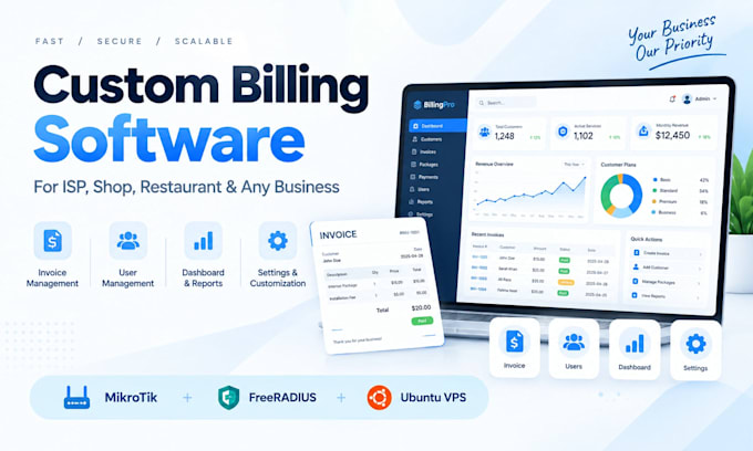 build custom billing software for any business