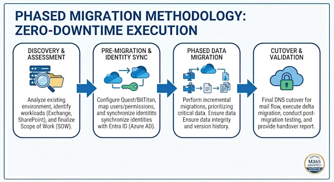 architect and execute a secure microsoft 365 tenant to tenant migration