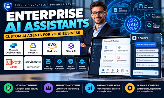 build secure enterprise ai agents with copilot studio vertex ai bedrock