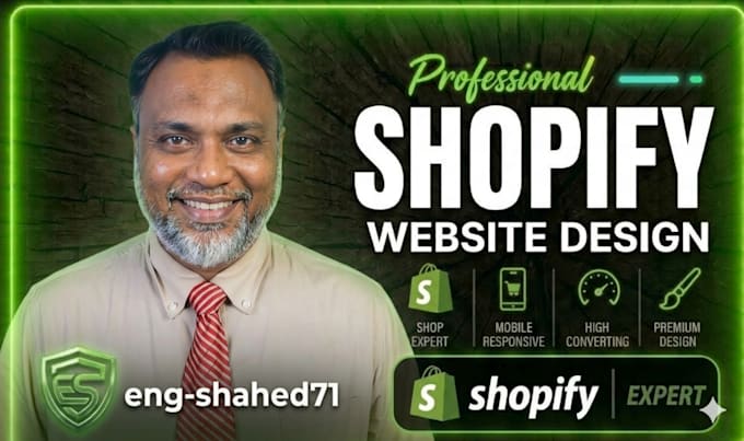 design a branded shopify dropshipping store or website
