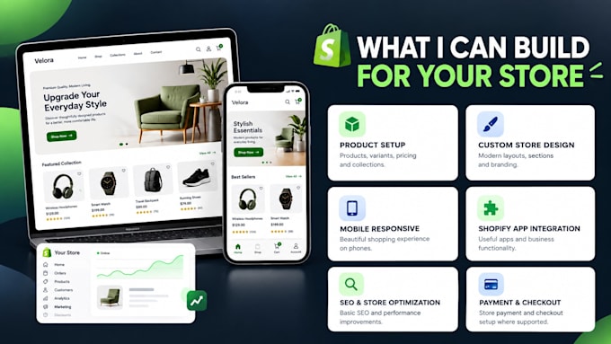 build a professional shopify store for your business