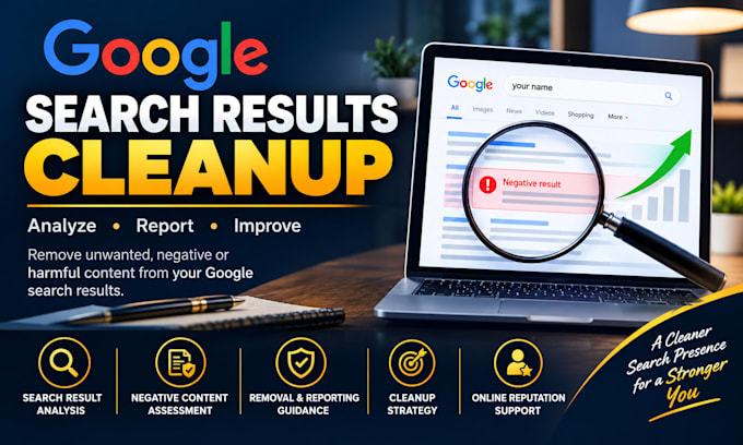 help clean up negative google search results