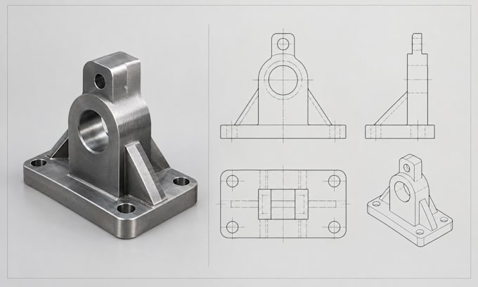 create technical drawings for manufacturing, fabrication, assembly and patents