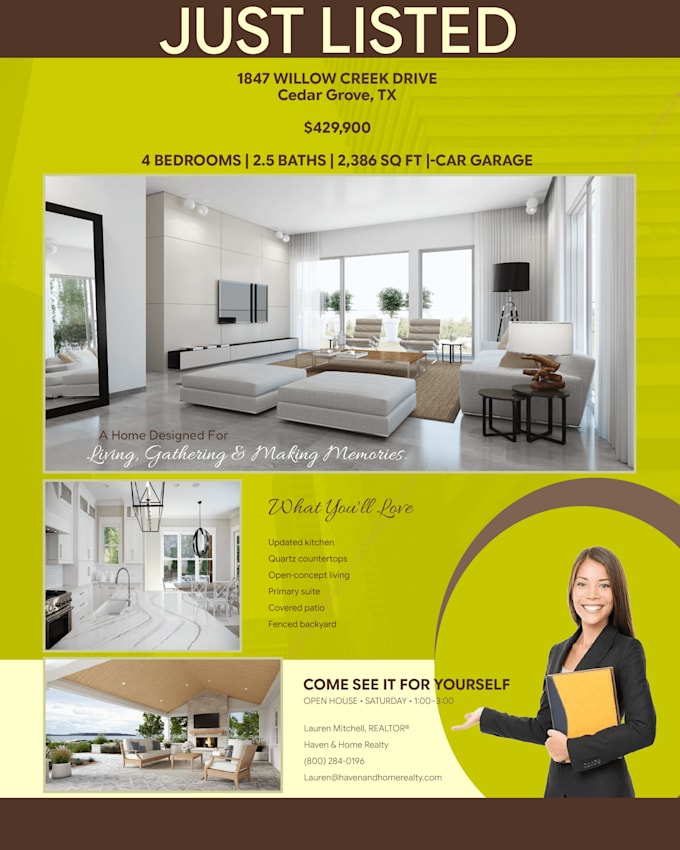 design a professional business flyer