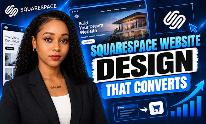 design, redesign, or build a professional squarespace website