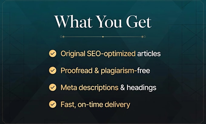 write an engaging SEO blog post or article