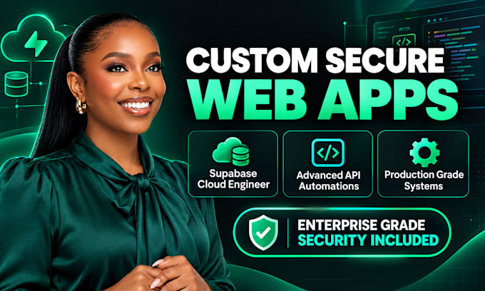 build secure ai developer, ai web app, ai integration, custom web app, supabase