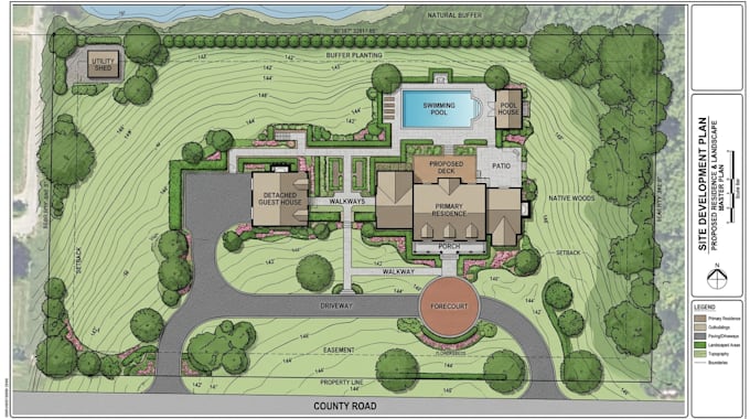 create property maps, site plans and detailed land layout