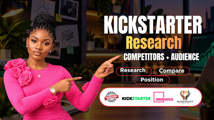 research kickstarter competitors and crowdfunding target audience