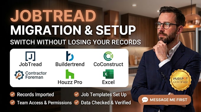 jobtread migration buildertrend coconstruct contractor foreman houzz pro setup