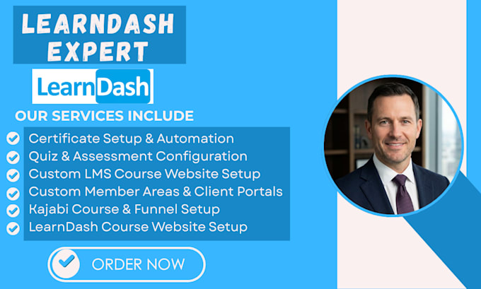 build a learndash wordpress course website