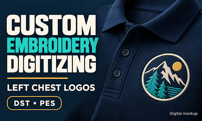 digitize your image for embroidery in dst and pes files
