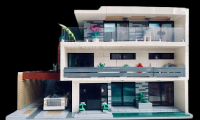 design custom 3d lego model lego moc with building instruction lego minifigure