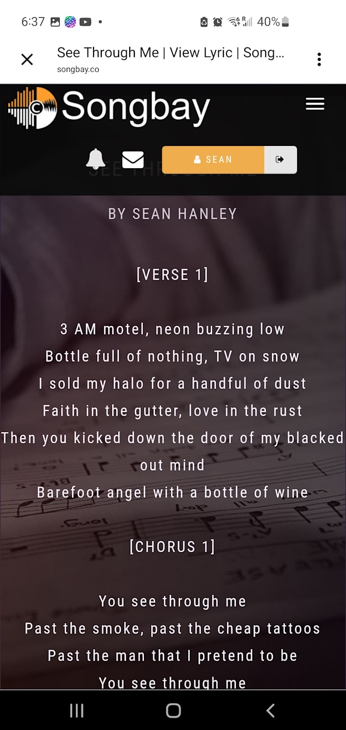 create your song lyrics