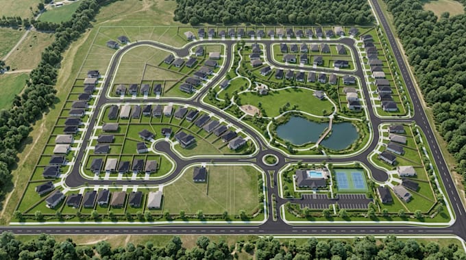 create a professional land subdivision plan and lot layout