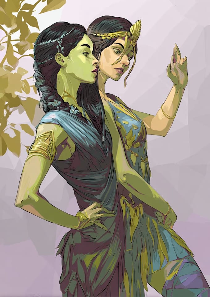 create a stunning fantasy character from your folklore idea