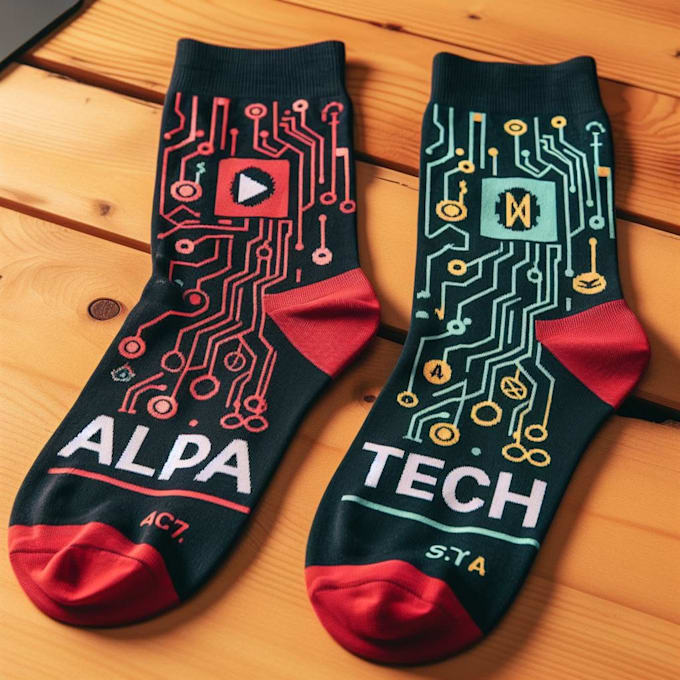 design custom and unique socks design