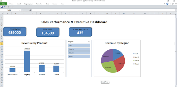 build advanced excel formulas and dynamic dashboard
