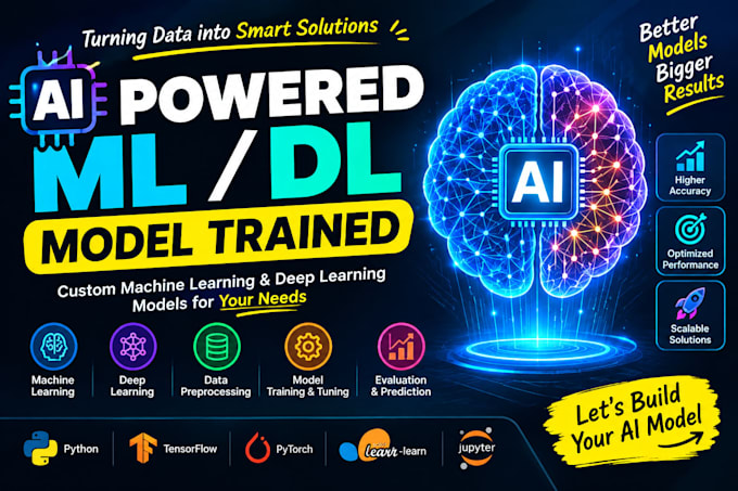 build ai powered machine learning and deep learning model