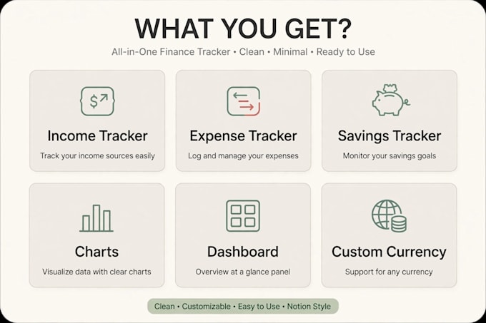 create notion budget tracker template
