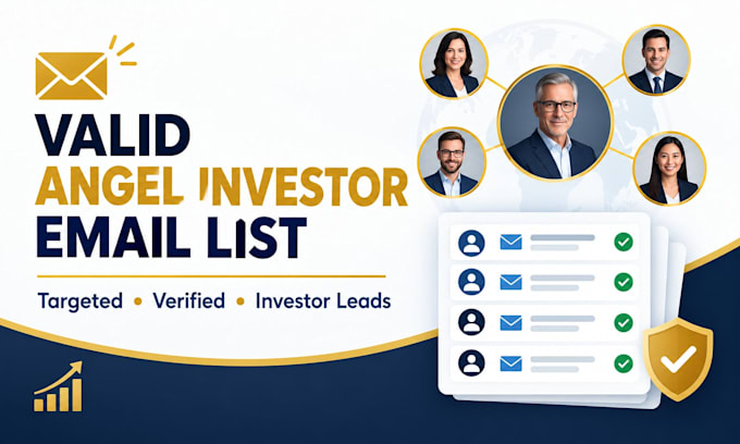 provide you valid email list of angel investors