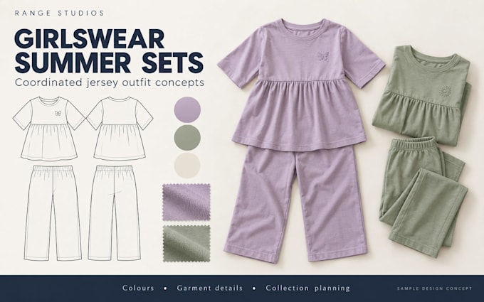 design custom and trendy clothing pieces for kids