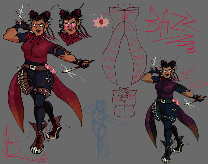 character design sheets for dnd and ocs