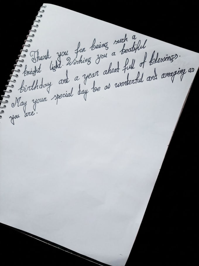 write beautiful handwritten letters and notes