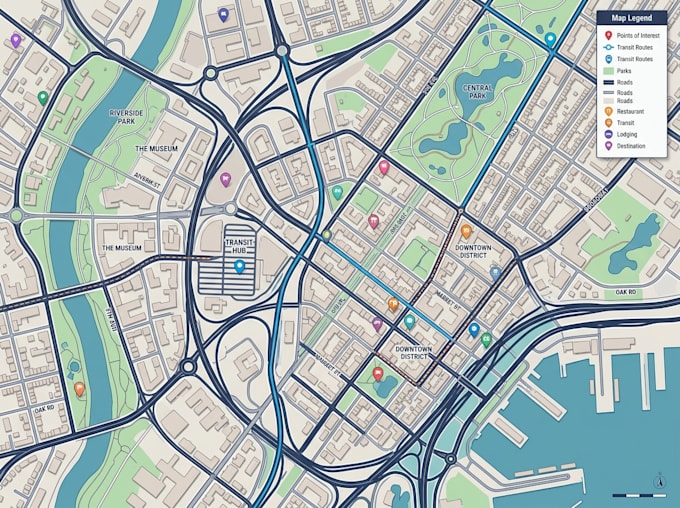 create professional vector maps, custom maps and location maps